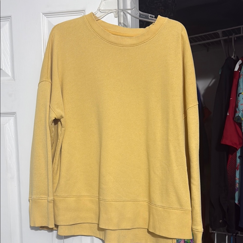 Yellow Crewneck Sweatshirt
